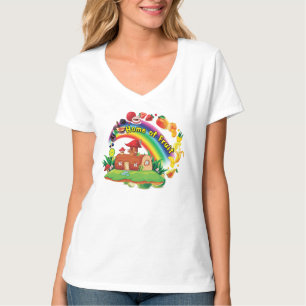 Camiseta Casa da Fruta de Mulheres V-Shirt
