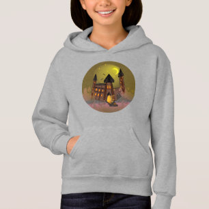 Camiseta Casa das bruxas do Dia das Bruxas e castelo dos va