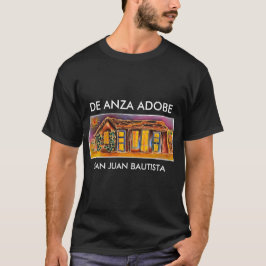 CAMISETA CASA DE ANZA ADOBE, SAN JUAN BAUTISTA, CALIFÓRNIA
