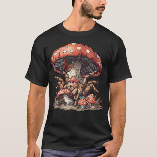 Camiseta Casa de Aranha Tarântula Estética Cottagecore Cogu