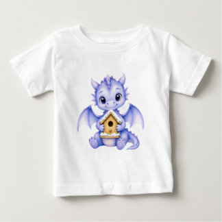 Camiseta Casa de Biscoito de Gengibre do Dragão Bebê Fofo