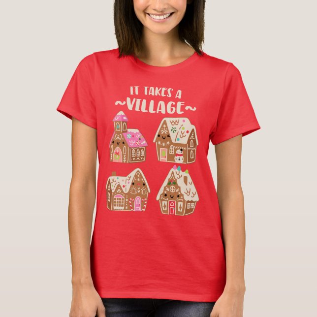 Camiseta Casa de Biscoito de Gengibre Engraçada Diz que Lev (Frente)