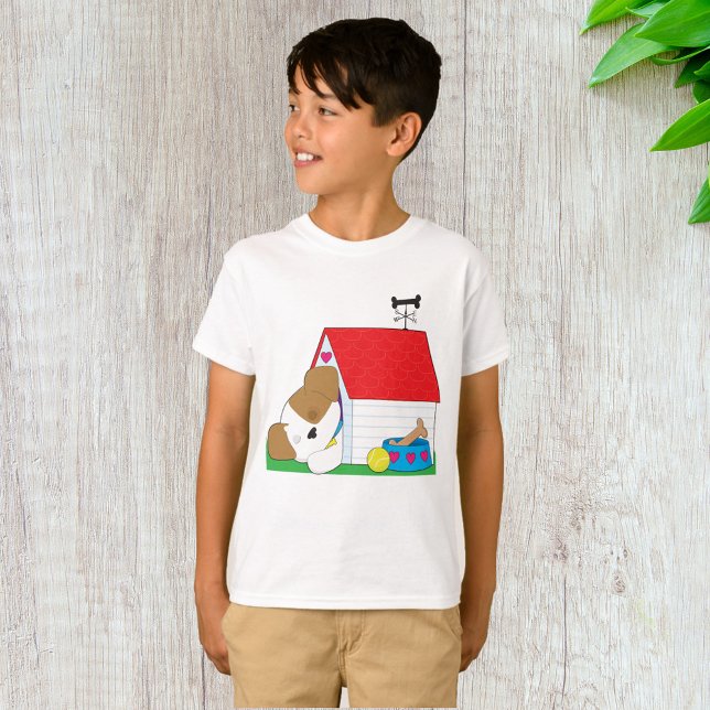 Camiseta Casa de Cachorro Cachorrinho Dormindo Pet Fofo (Criador carregado)