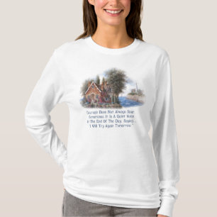 Camiseta Casa de campo cénico e farol