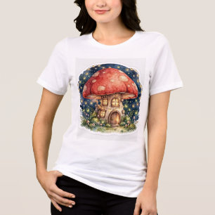 Camiseta Casa de Cogumelo Mágico - Floresta Encantada