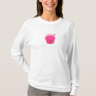Camiseta Casa de Cupcake Rosa