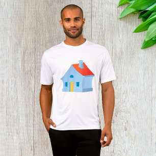 Camiseta Casa de Desenho Animado Caprichosa Lar Colorido e