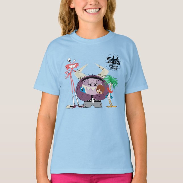 Camiseta Casa de Foster para Amigos Imaginários | Grupo Hug (Frente)