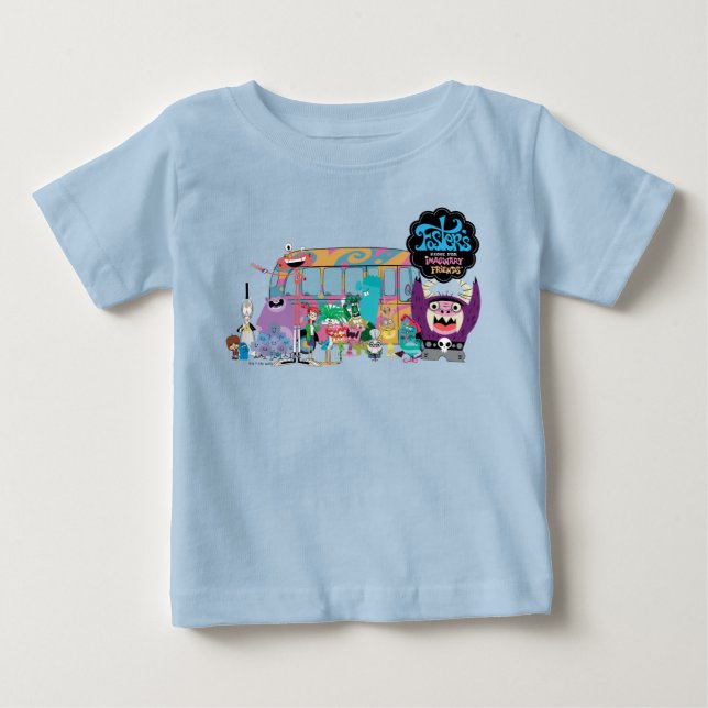 Camiseta Casa de Foster para Amigos Imaginários | Ônibus es (Frente)