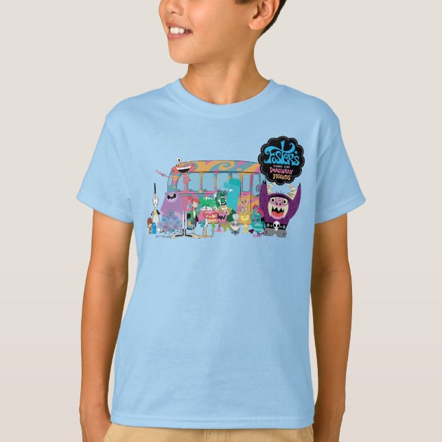 Camiseta Casa de Foster para Amigos Imaginários | Ônibus es (Frente)