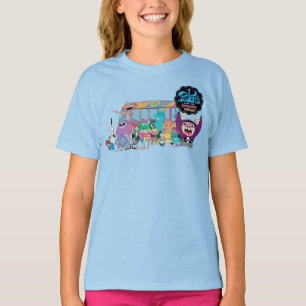 Camiseta Casa de Foster para Amigos Imaginários   Ônibus es