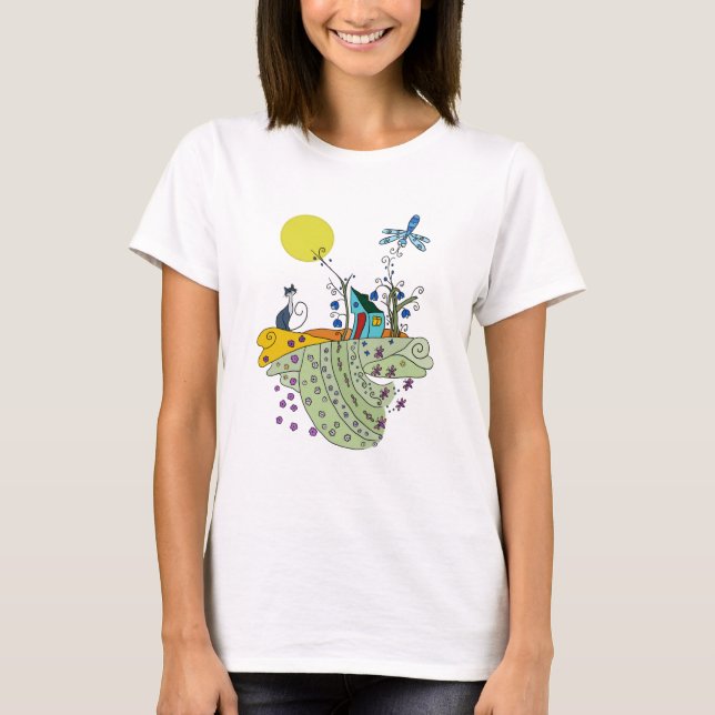 Camiseta Casa de gato (Frente)