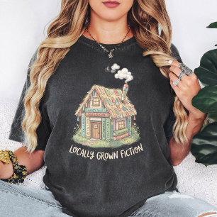Camiseta Casa de Livros Caprichosa "Ficção Localmente Culti