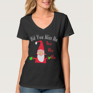Camiseta Casa De Natal Você Sentiu Minha Falta De Papais no