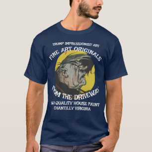 Camiseta Casa de pintura de calçada de belas-artes Originai