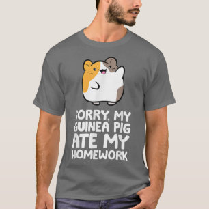 Camiseta Casa De Porco Da Guiné Desculpe Meu Porco Da Guiné