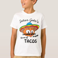 Casa de Tacos do Señor Gato Gato de Desenho Mexica