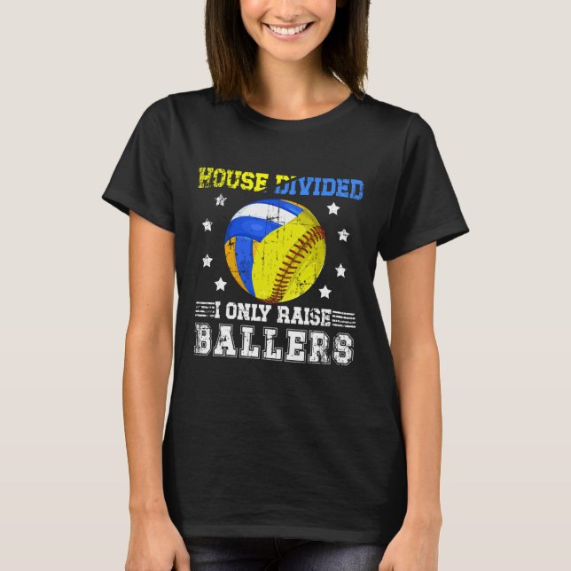 Camiseta Casa Dividida Eu Só Levanto Llers Softll Volei ll  (Frente)