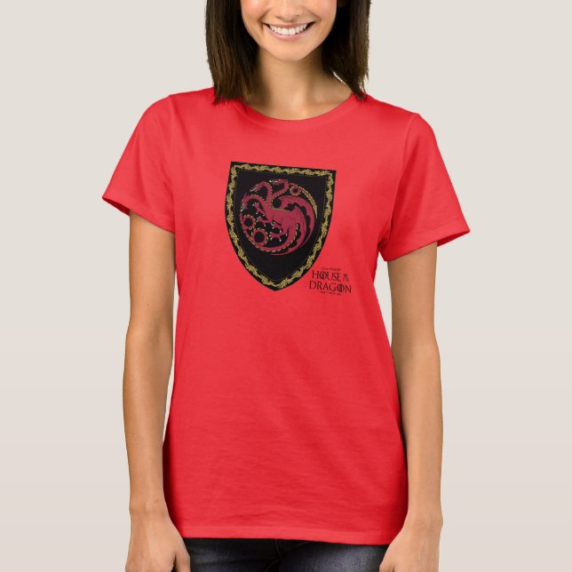 Camiseta CASA DO DRAGÃO | House Targaryen Crest (Frente)
