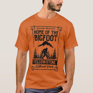 Camiseta Casa Do Parque Nacional Bigfoot Yellowstone