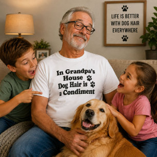 Camiseta Casa do Vovô Cabelo de Cachorro Condimento Present