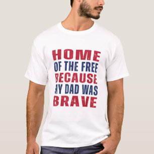 Camiseta Casa dos Libertos Porque Meu Pai Era Um Veterano C