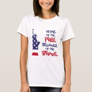 Camiseta Casa dos livres por causa do sinal corajoso