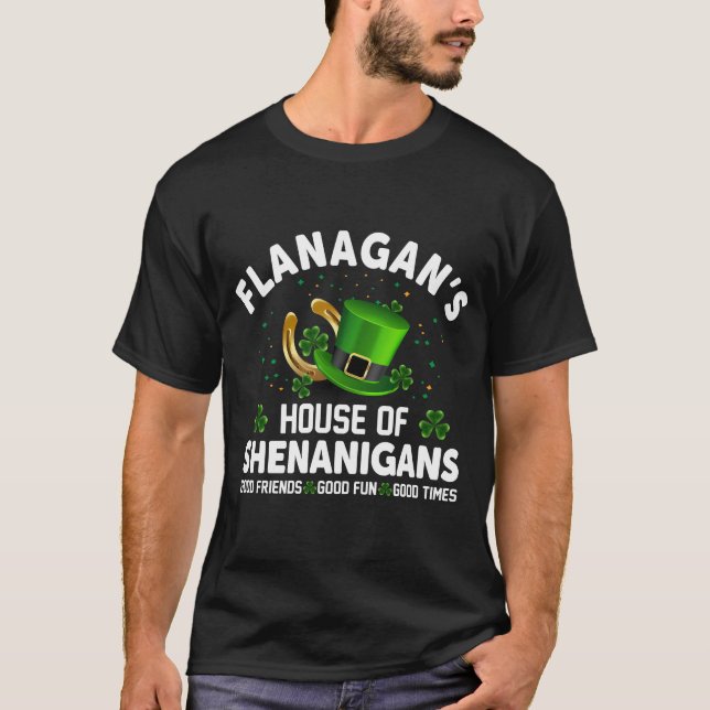 Camiseta Casa dos Shenanigans de Flanagan (Frente)