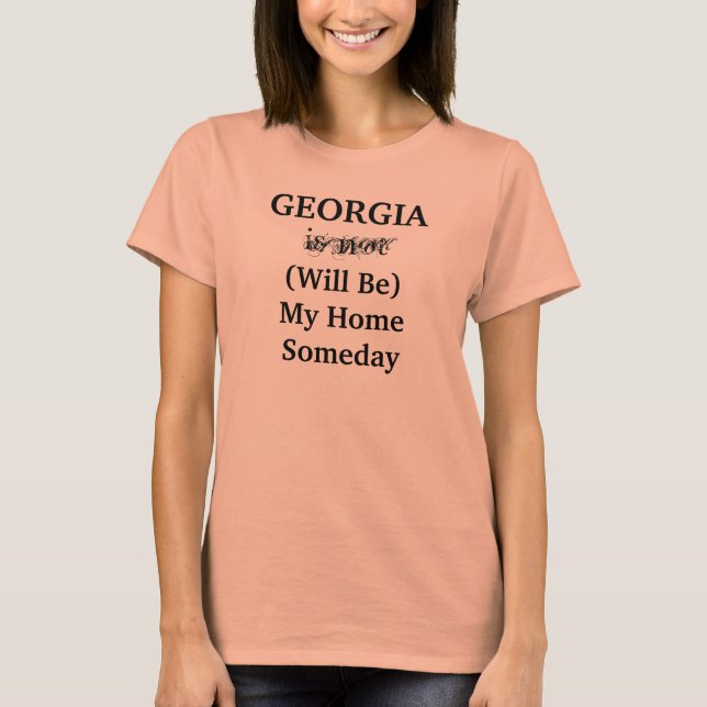 Camiseta Casa dos Sonhos do Estado da GEÓRGIA (Frente)