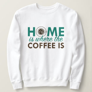 Camiseta Casa É Onde Está O Café