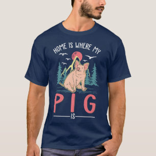 Camiseta Casa É Onde Meu Porco É Pig Premium 2730