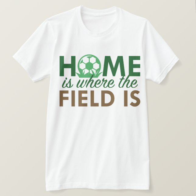 Camiseta Casa É Onde O Campo Está (Frente do Design)