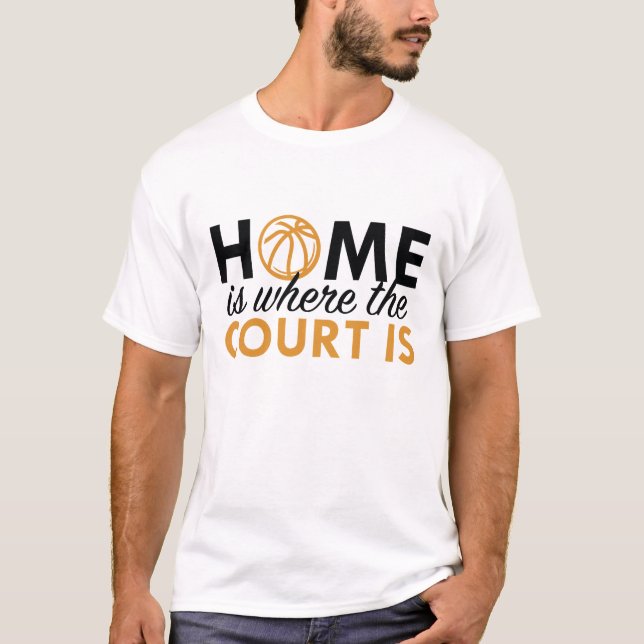 Camiseta Casa É Onde O Tribunal Está (Frente)
