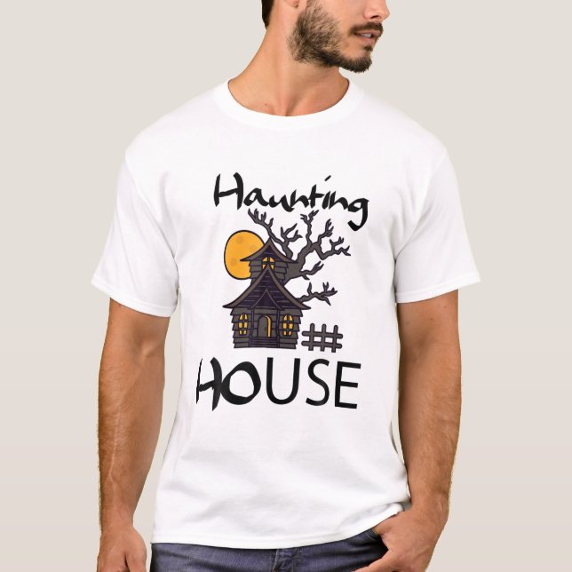 Camiseta Casa Estranha Engraçada (Frente)