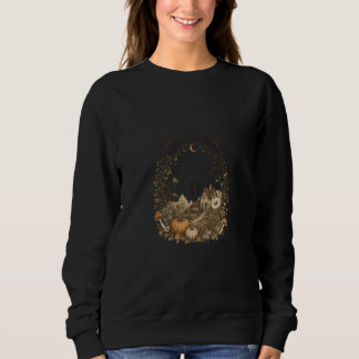 Camiseta Casa Feliz Halloween Cottagecore Aranha & Chalé