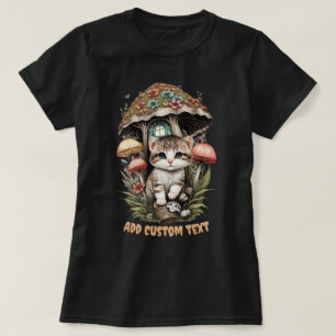 Camiseta Casa Floral dos Gatinhos, Amantes de Gatos e Anima