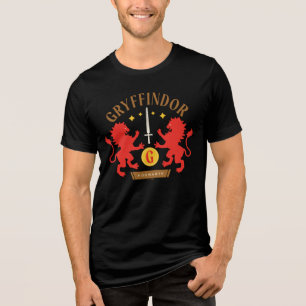 Camiseta Casa GRYFFINDOR™ Espada Dupla Leão Gráfico