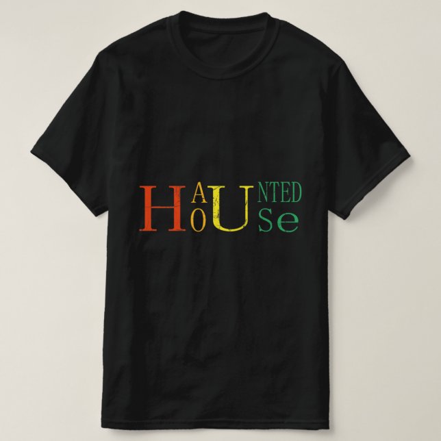 CAMISETA CASA HAUNTED (Frente do Design)
