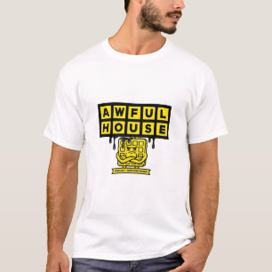 Camiseta Casa Horrível — Aberta 24/7, Agora Ainda Pior