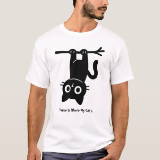 Camiseta Casa Onde Meu Gato Está