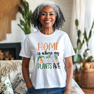 Camiseta Casa Onde Minhas Plantas Estão