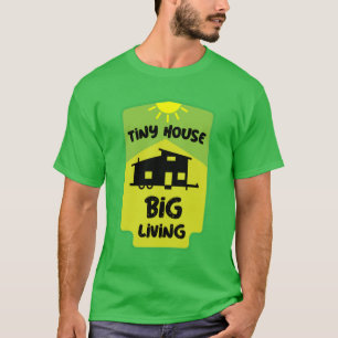 Camiseta Casa Pequena Vivendo - Camisa-T De Casas Pequenas