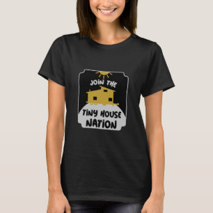Camiseta Casa Pequena Vivendo - Camisa-T de Nação Minúscula