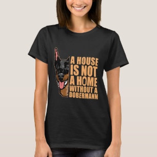 Camiseta Casa Sem Cachorro Doberman 544