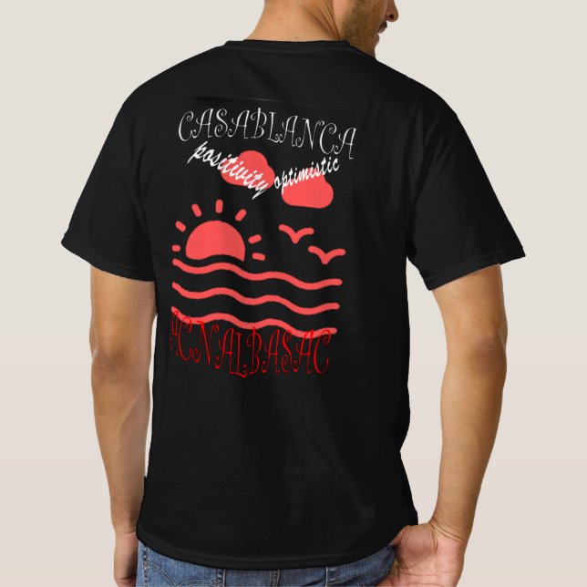 camiseta casablanca (Verso)