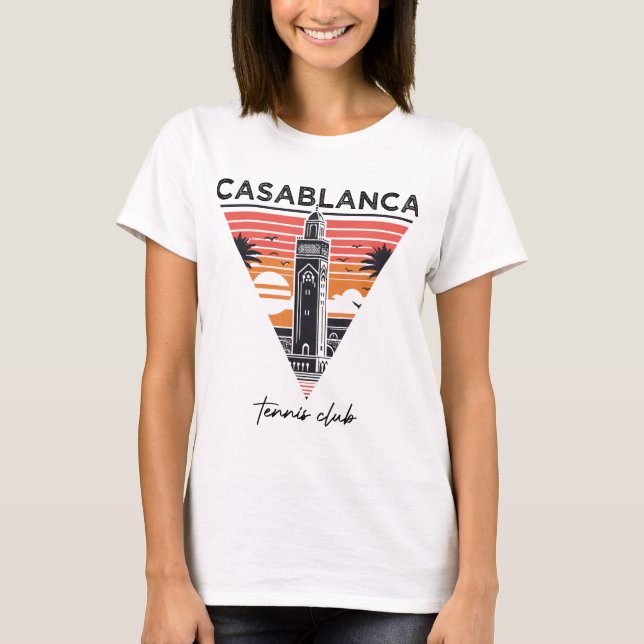 Camiseta casablanca tênis Club Vintage (Frente)