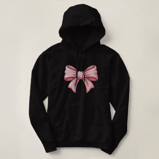 Camiseta Casaco Acolchoado Coquette com Laço Rosa Estético