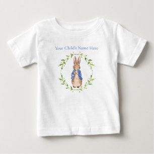 Camiseta Casaco azul coelho clássico personalizado