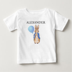 Camiseta Casaco azul de coelho clássico