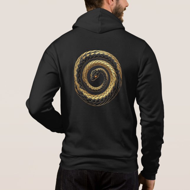 Camiseta Casaco com Capuz Cobra da Matemática - Presente da (Verso)